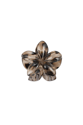 Leopard Hawai Flower Hairclip
