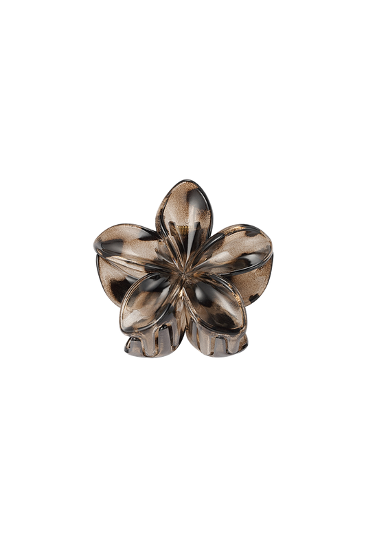 Leopard Hawai Flower Hairclip