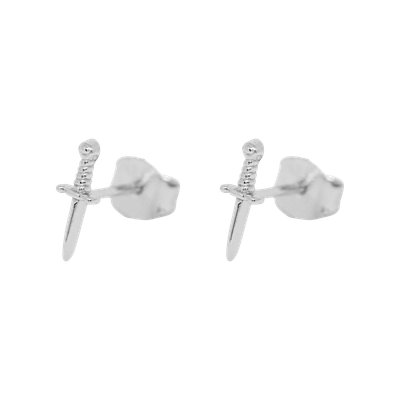Tiny Warrior Studs Silver