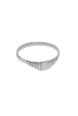 Silver Stripes ring