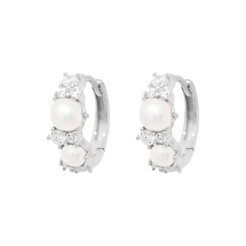 Sparkling Silver Pearls