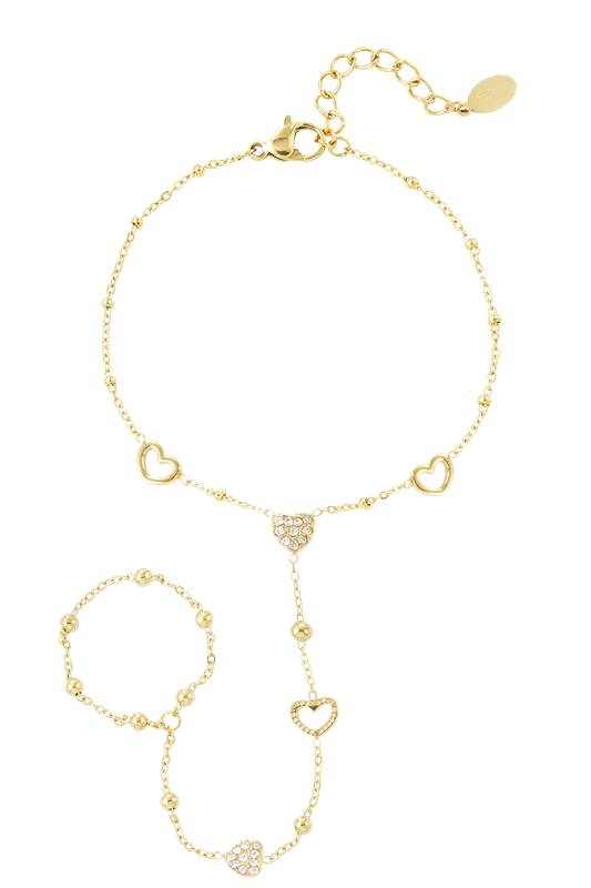 Spring love hand bracelet