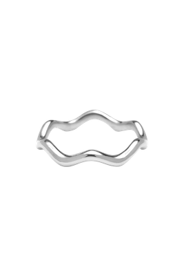 Zig Zag Silver ring