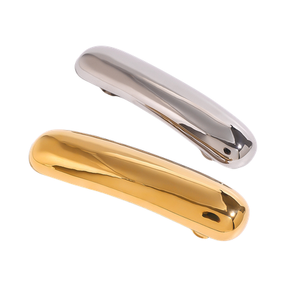 Chunky Elegance Silver Hairclip