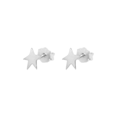 Dancing Star Studs Silver