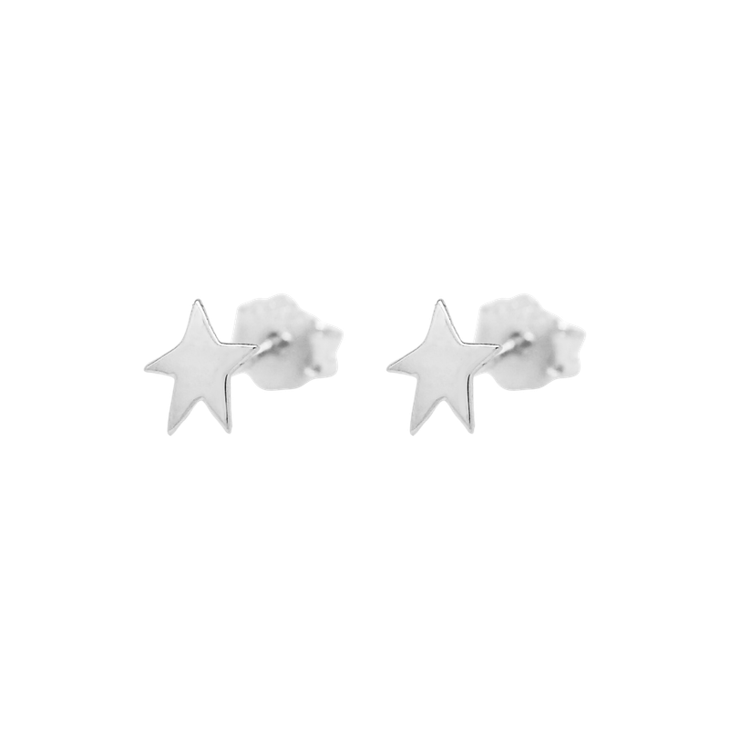 Dancing Star Studs Silver