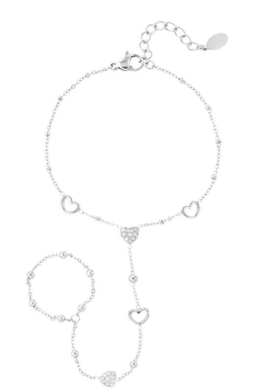 Spring love hand bracelet