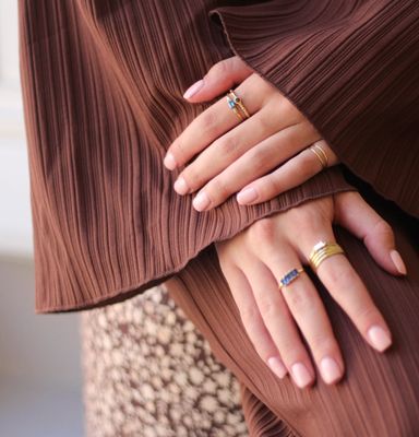 Double Twisted Zilver ring