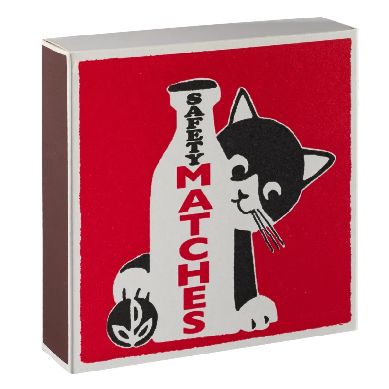 Milk Bottle Cat Matches
