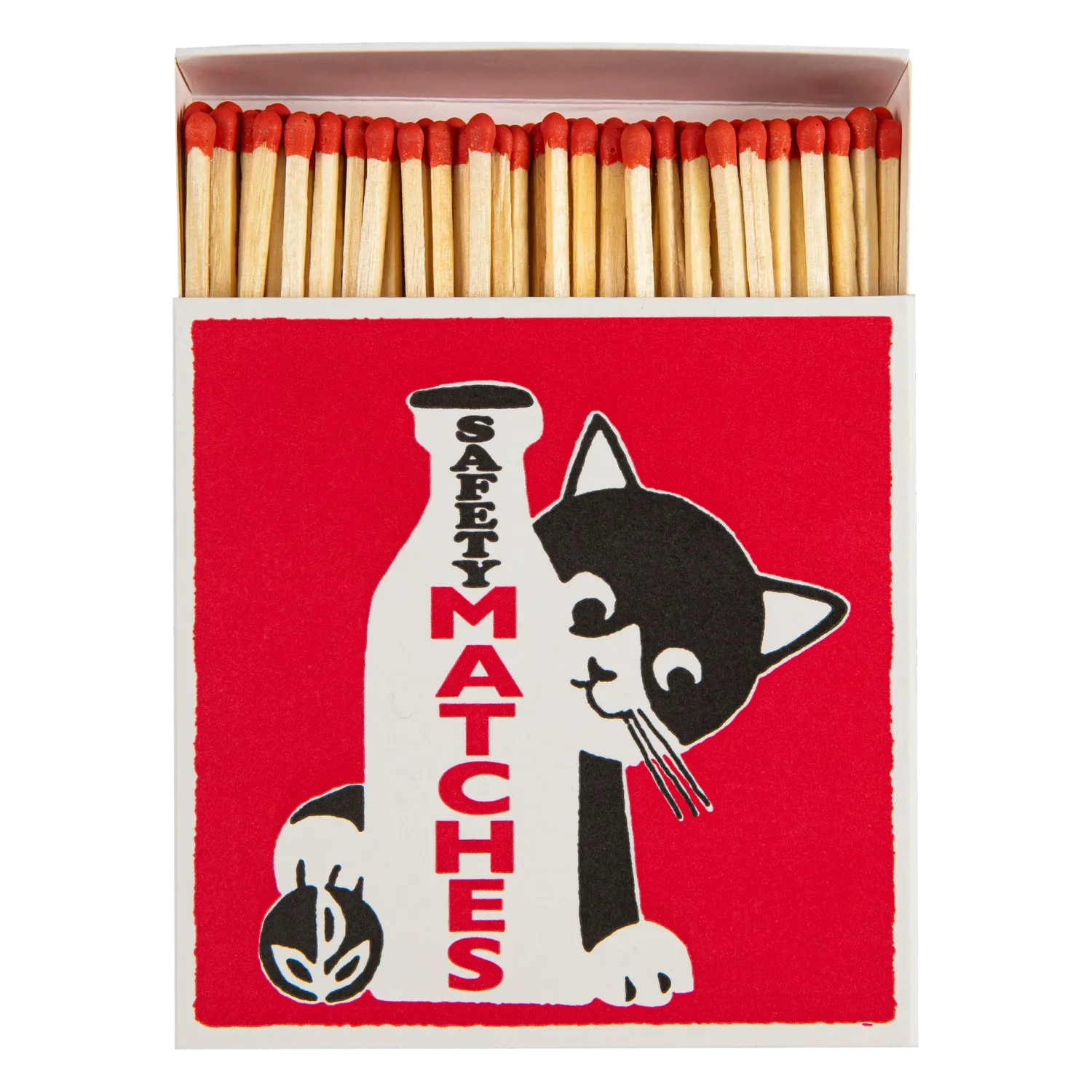 Milk Bottle Cat Matches