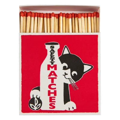 Milk Bottle Cat Matches