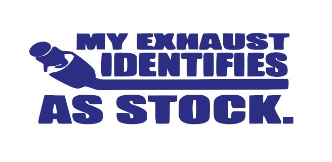 my exhaust identifies as stock