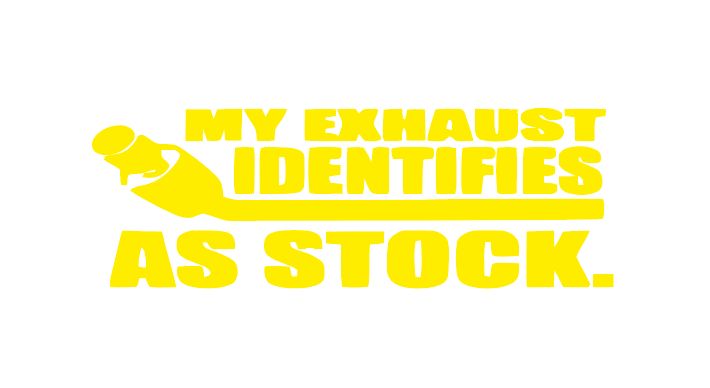my exhaust identifies as stock