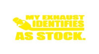 my exhaust identifies as stock