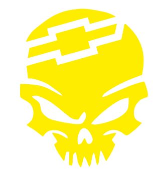doodskop met logo chevrolet