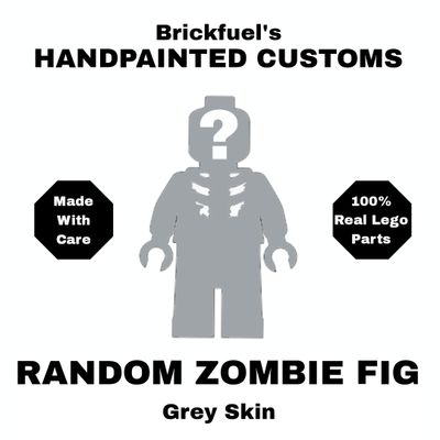 Custom Random Zombie Fig (Grey Skinned)