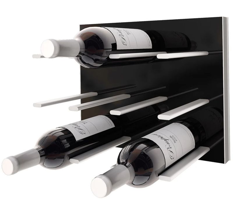 STACT Premier C-type Black & Silver wijnrek aan de muur