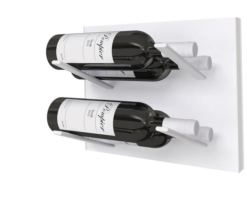 STACT Premier L-type Whiteout wijnrek aan de muur