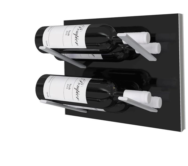 STACT Premier L-type Black & Silver wijnrek aan de muur