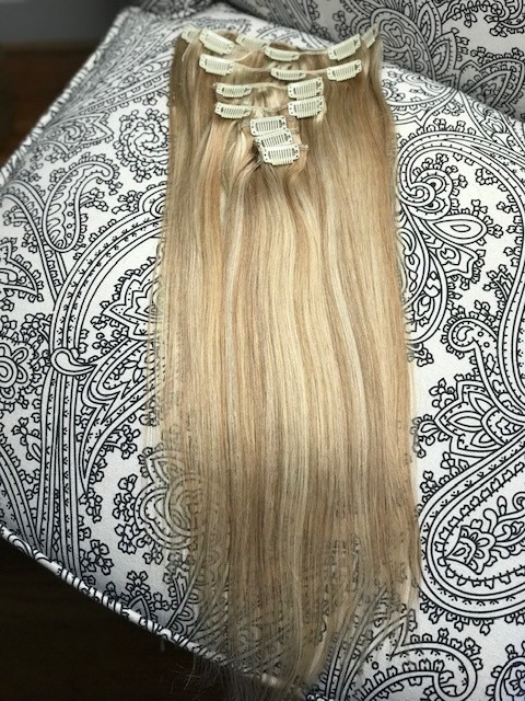 Clip-In Hair Extension Blonde Mixer #18/613