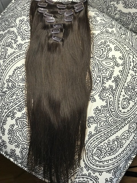 Clip-In Hair Extension Luxury Brown #2