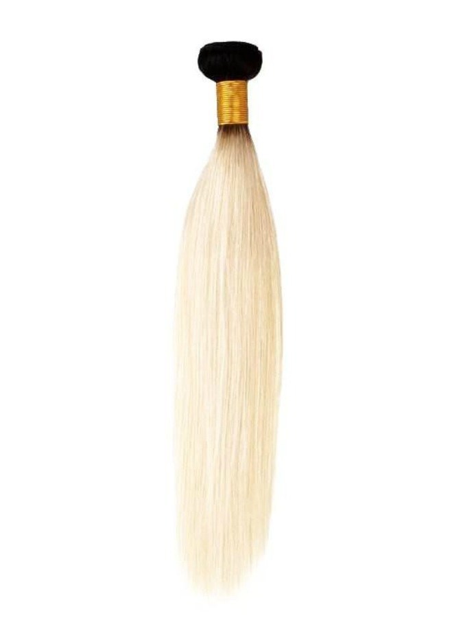 Blonde Straight Ombre Remy Weft
