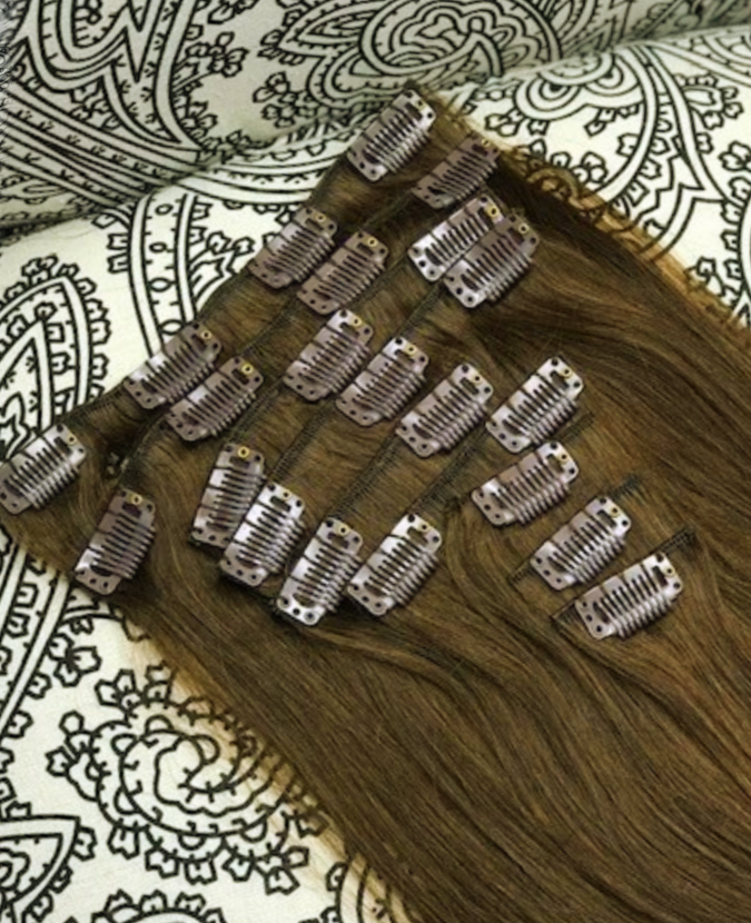 Clip-In Hair Extension Toffee #4