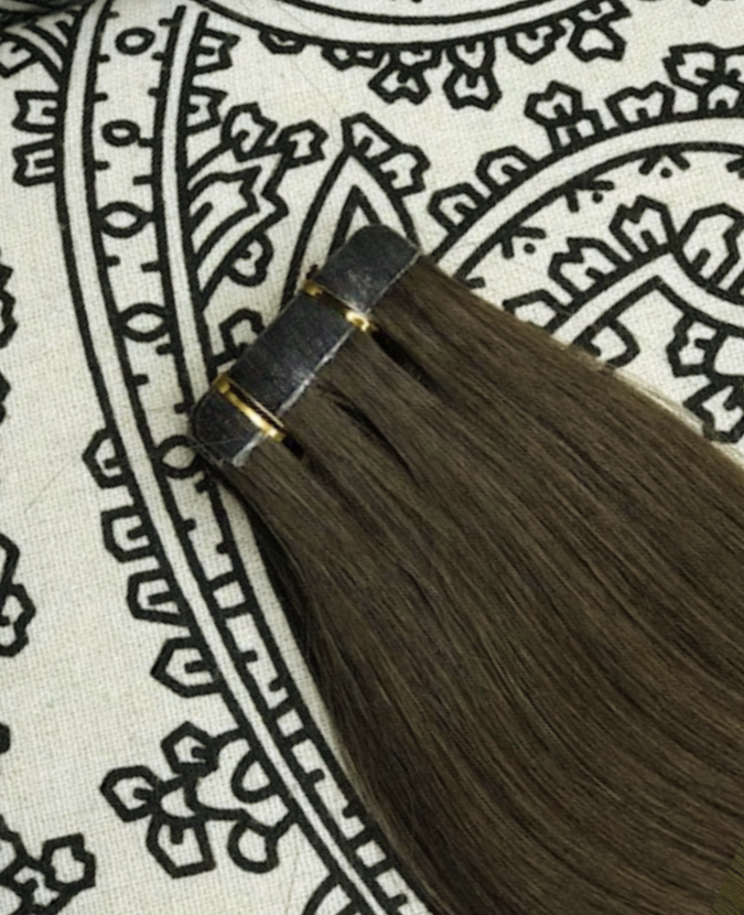 Tape-In Hair Extension Luxury Brown #2