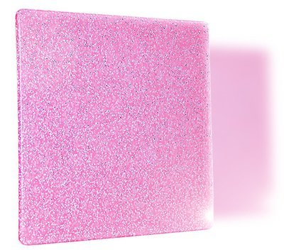 Glitter "Pale Pink" Proform Mouthguard Material, .150", 6 sheets per box