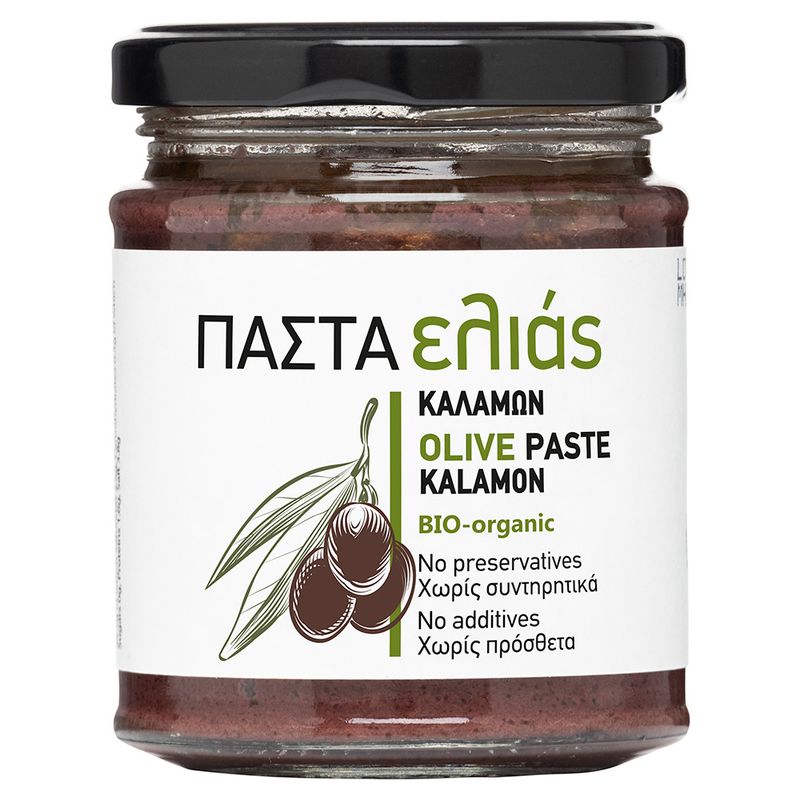 Kalamata Olijven Tapenade 180g Organic Jar