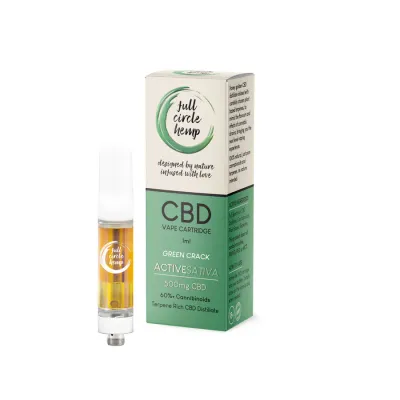 CBD Vape Cartridge - Green Crack - 1ml 50% 500mg