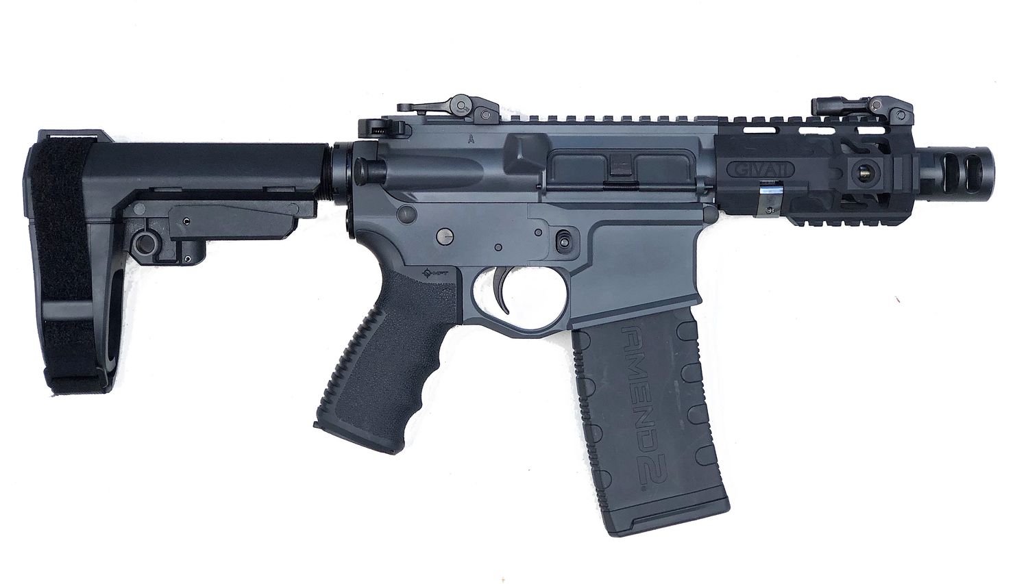 Givati Firearms 7.5 inch gas impingement pistol