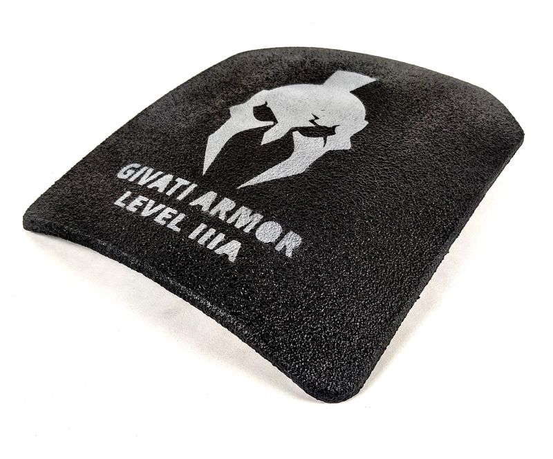 Givati firearms Bullet proof plates for handgun up to .44 magnum