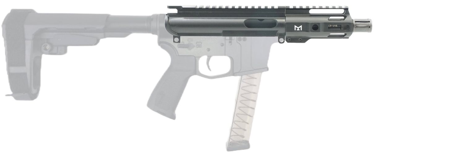 Givati Firearms 4.5 inch upper receiver gas impingement 9mm/9x19 luger