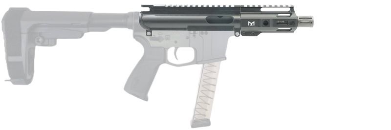 Givati Firearms 4.5 inch upper receiver gas impingement 9mm/9x19 luger