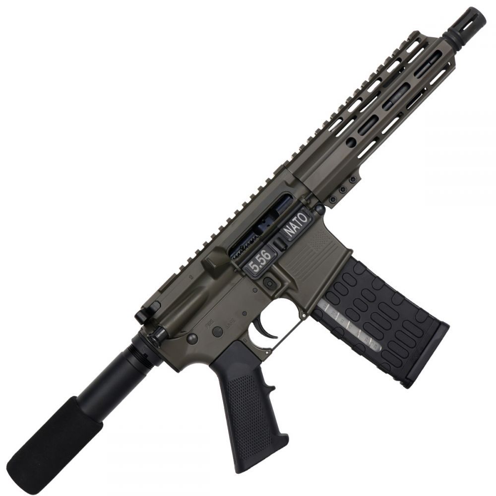 Givati Firearms  7.5&quot; barrel gas impingement 5.56x45 Od green