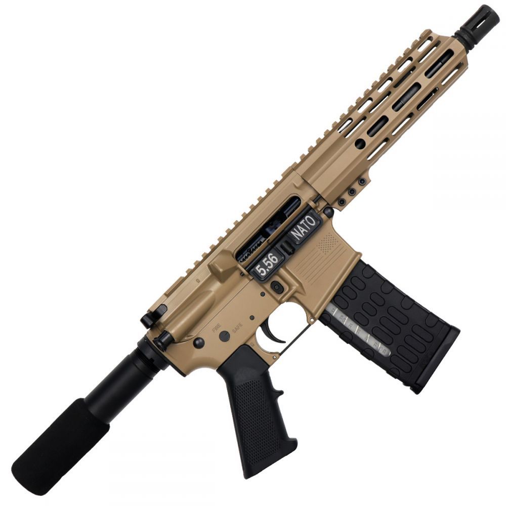 Givati Firearms  7.5&quot; barrel gas impingement 300 blackout flat dark earth