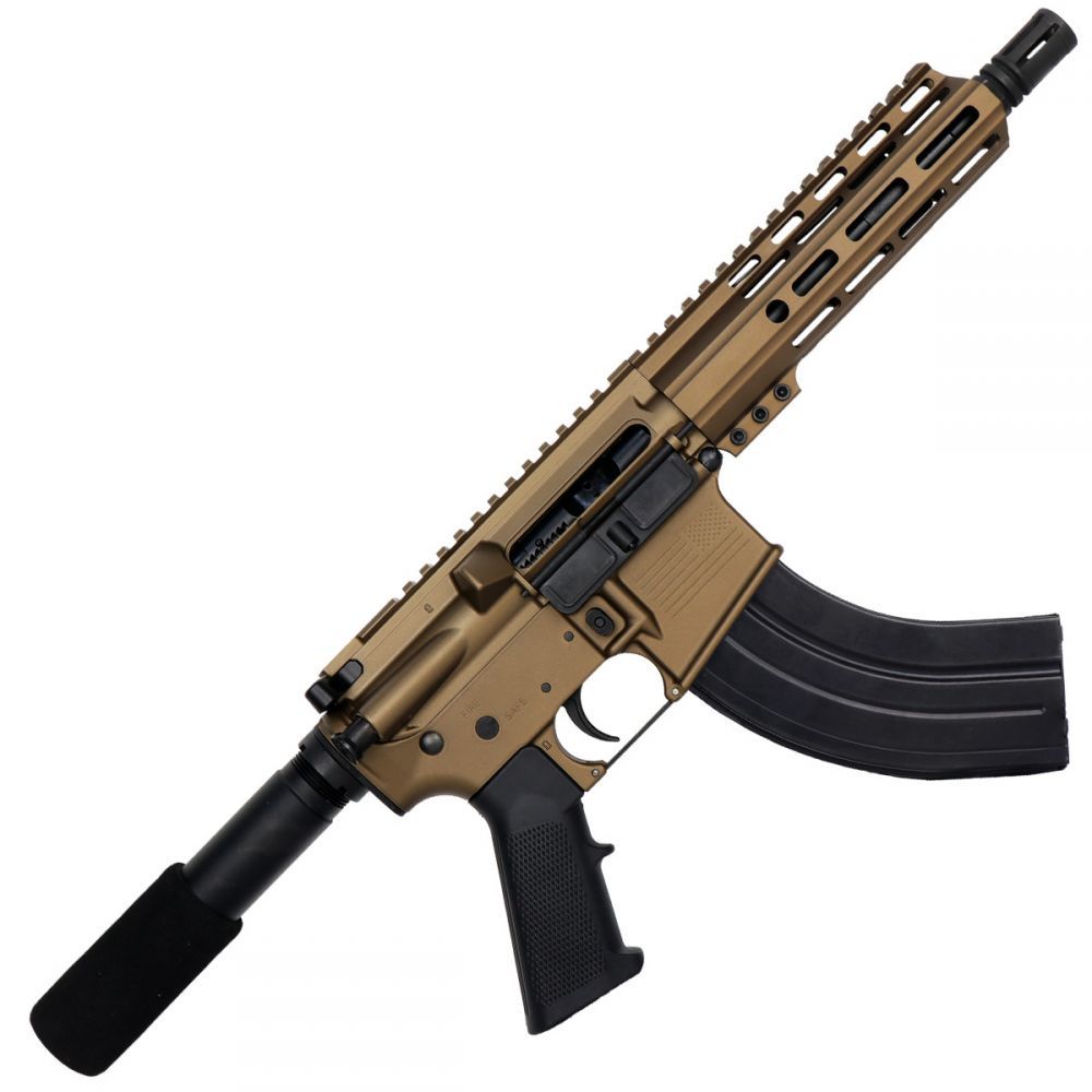 Givati Firearms  7.5&quot; barrel gas impingement 7.62x39 burnt bronze