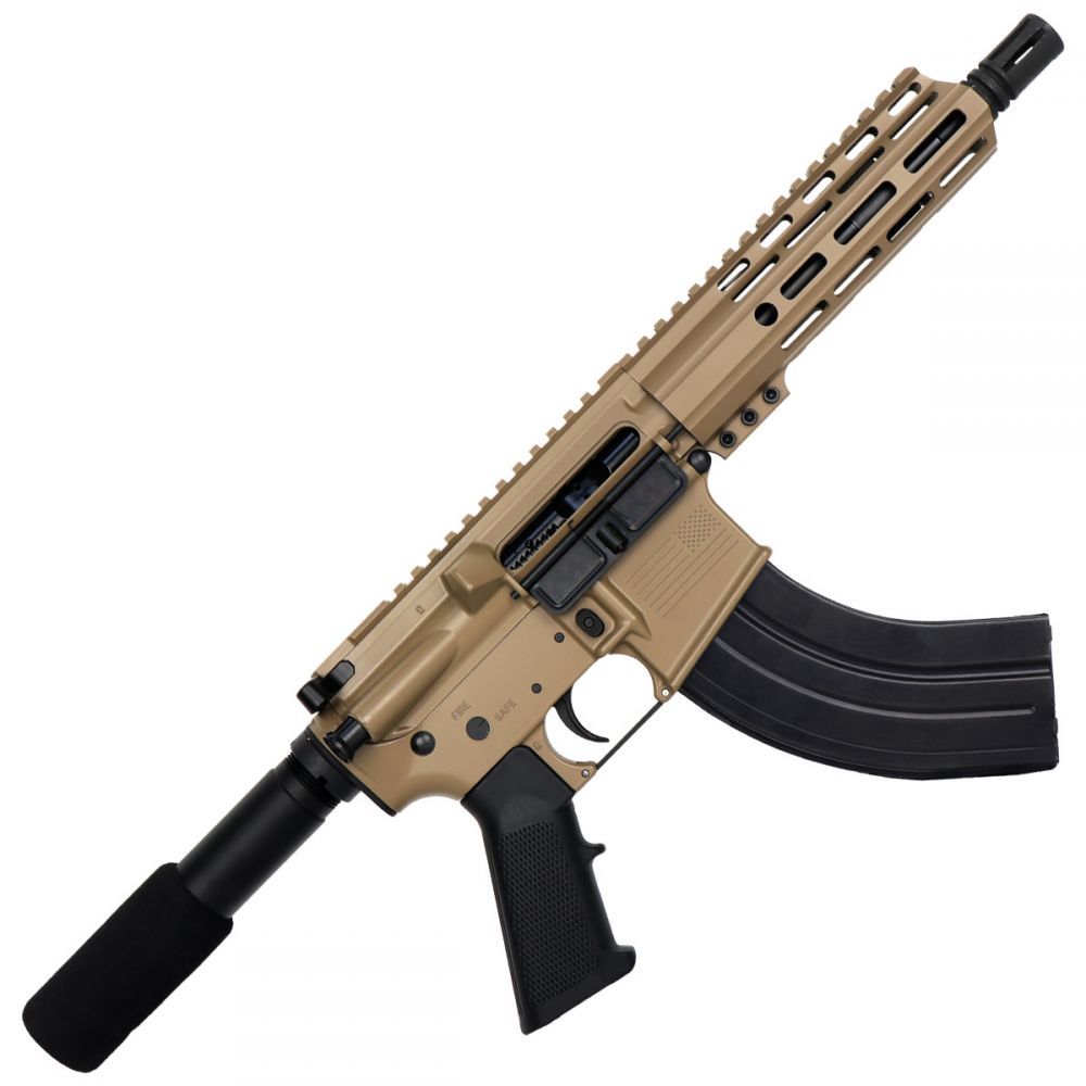 Givati Firearms  7.5&quot; barrel gas impingement 7.62x39 flat dark eart