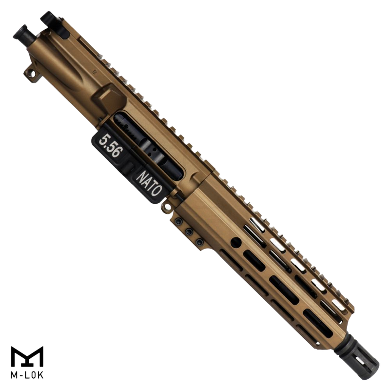 Givati Firearms 7.5 inch upper receiver gas impingement 5.56x45 burnt bronze