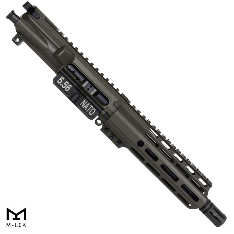 Givati Firearms 7.5 inch upper receiver gas impingement 7.62x39 od green