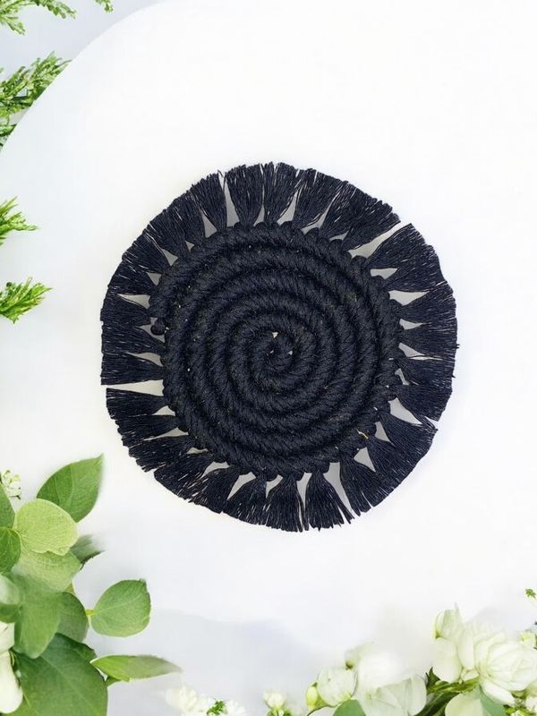 Macrame Round Coaster