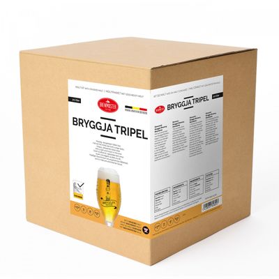 Kit de malt Brewmaster Edition concassé - Bryggja Tripel - 20l
