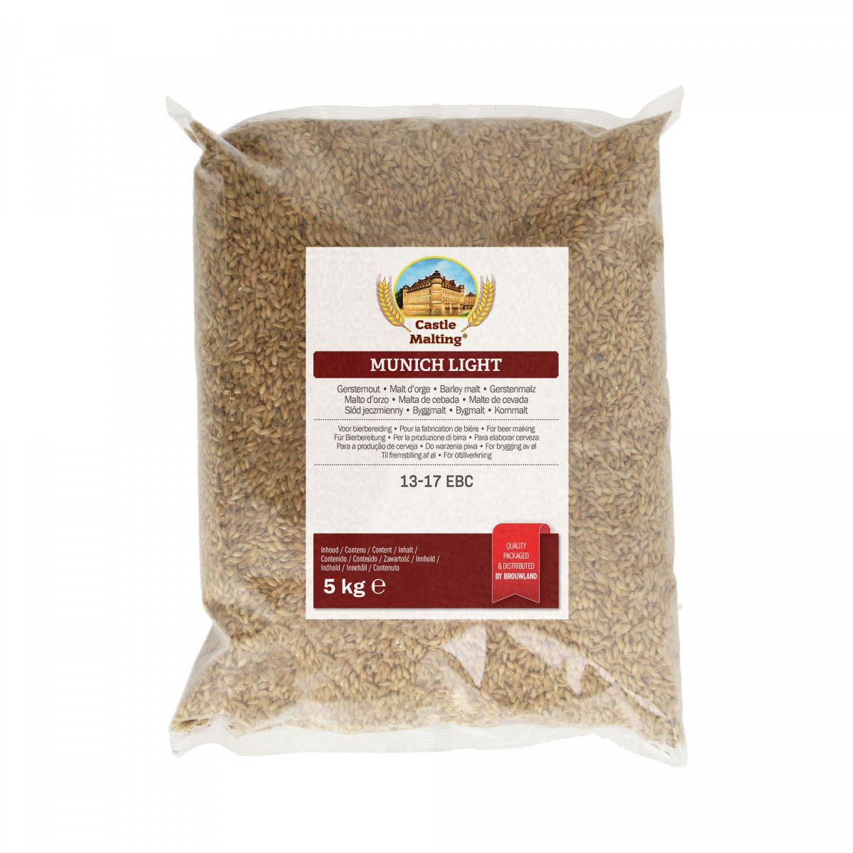 ​Castle Malting Munich Light malt 13 - 17 EBC 5 kg