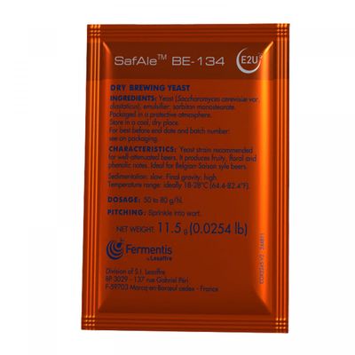 ​Fermentis dried brewing yeast SafAle™ BE-134 - 11,5 g