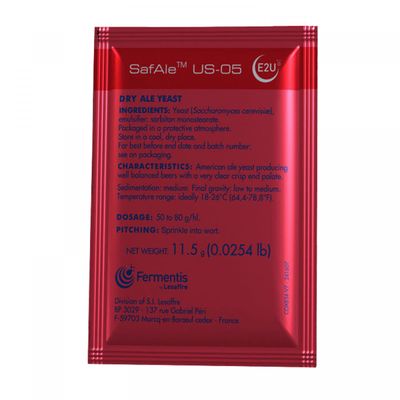 ​Fermentis dried brewing yeast SafAle™ US-05(56) 11.5 g