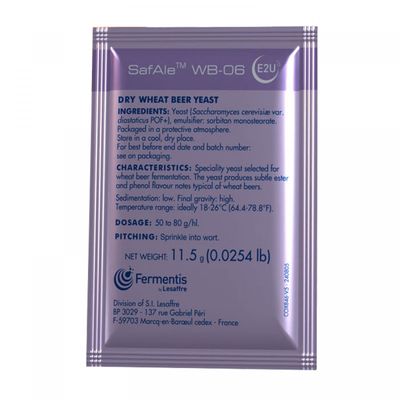 ​Fermentis dried brewing yeast SafAle™ WB-06 11,5 g