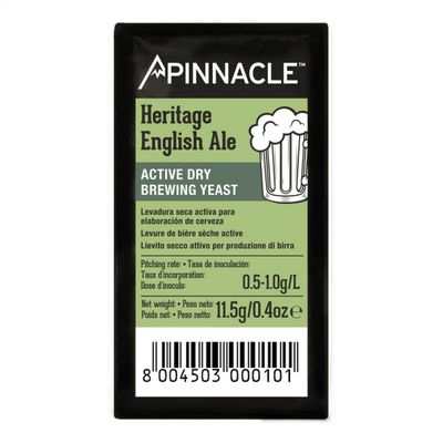 ​Pinnacle active dry brewing yeast Heritage English Ale 11,5 g