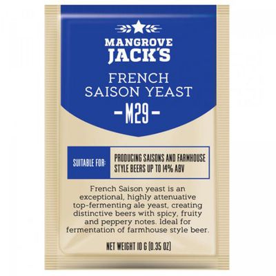 Mangrove Jack&#39;s Craft Series dried brewing yeast French Saison M29 10 g