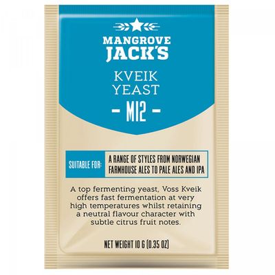 Mangrove Jack&#39;s Craft Series dried brewing yeast Kveik M12 10 g